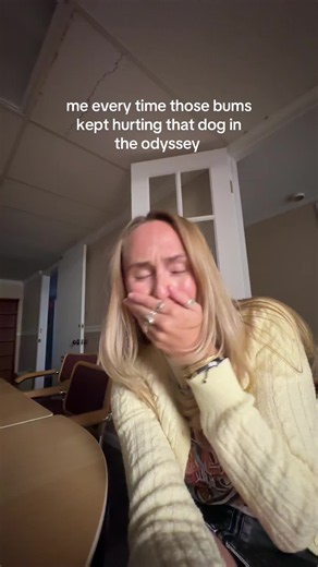 why were they throwing the puppies over the cliff!??? #theodyssey #argos #cryingintheclub