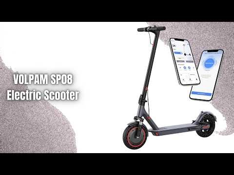 VOLPAM SP08 Electric Scooter Review | 500W Motor, 23 Mile Range & App Control!