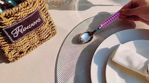 Exzact Color - 24 Pcs Cutlery Set - Stainless Steel With Color Handles - 6 Forks, 6 Dinner Knives, 6 Dinner Spoons, 6 Teaspoons (Mixed Color X 24 Pcs)