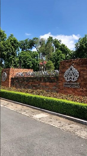 ベトナム旅行🇻🇳タンロン遺跡入口のモニュメント/世界遺産/ハノイ/Vietnam #海外旅行 #ベトナム旅行 #一人旅