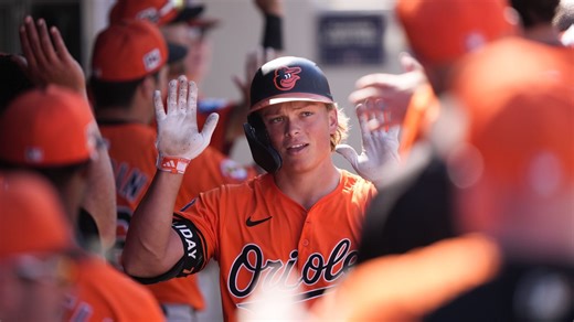 Jackson Holliday's first home run of Spring Training