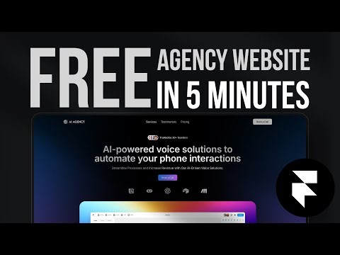 How to Make an Agency Website in 5 Min - Simple & Easy