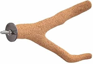 Super Bird Creations SB1150 Sure-Grip Grooming Y-Perch Large, Large Bird Size - Enriches Beak and Foot Health - Ideal for Parrots, Amazons, African Greys - Large Bird Size, 1-1/4" diam x 12" (Large)