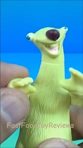 Sid the sloth #fun #silly #mcdonalds #FastFoodToyReviews #sloth