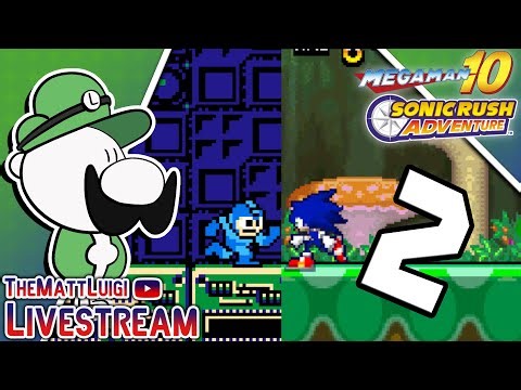10 keer is scheepsrecht! | Mega Man 10 VS Sonic Rush Adventure (ft. FishOnAStick) |