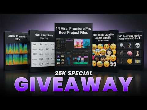 GIVEAWAY! The Nick's Edit Pack Tutorial + 25K Celebration