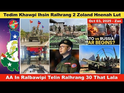 Oct 03 Zan: Tedim Ih Ralhrang 2 PDF Zoland Hnenah Tlanlut. AA In Major Telin Ralhrang 30 That Lala