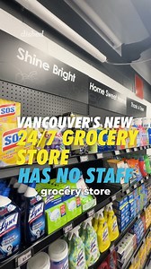 456K views · 3K reactions | Aisle 24 has just opened in Vancouver, a 24/7 self-serve grocery and snack store that you have to unlock through an app 勞 1400 Robson St. | Dished Vancouver | Facebook