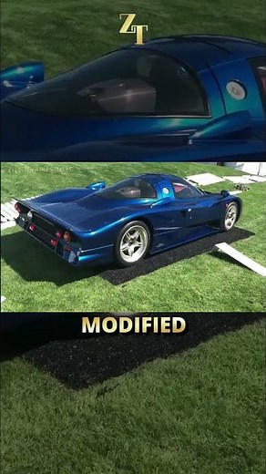 NISSAN R390 GT1 - CARS so RARE that ONLY ONE EXISTS - 1 #shorts #nissan