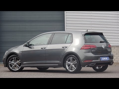 Volkswagen NEW Golf R-Line 2019 Indium grey 17 inch Sebring walk around & detail inside