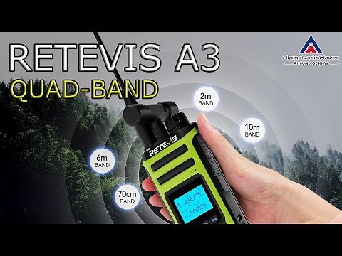 RETEVIS A3 - Quad-Band Ham Radio Tranceiver - CW/AM/FM/SSB Shortwave Receiver