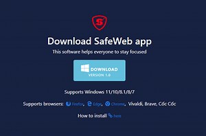 How to install SafeWeb app- SafeWeb