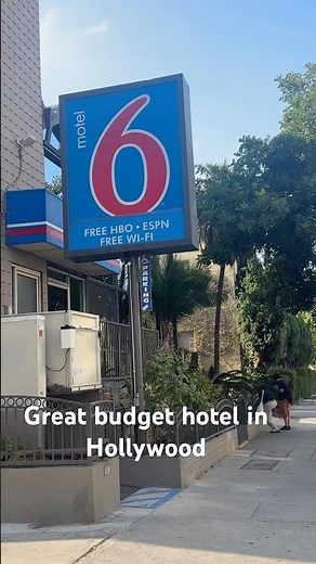 Motel 6 a great budget hotel in Hollywood for $125 per night on July 2025😃