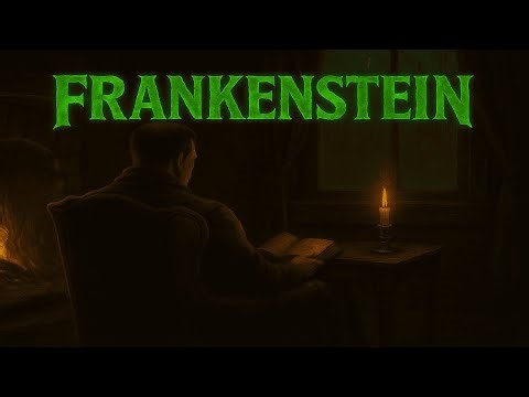 Frankenstein Audiobook With Text Relaxing Rain Sound And Calm Fireplace | Mary Shelley Book Summary