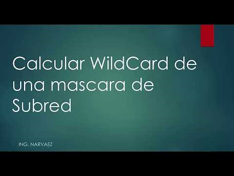 Calcular Wildcard de una Mascara de Subred (Facil)