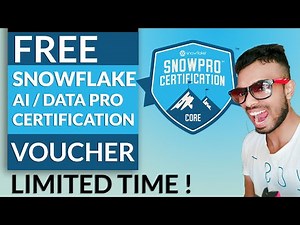 100% FREE LIMITED TIME Snowflake Certification Voucher!