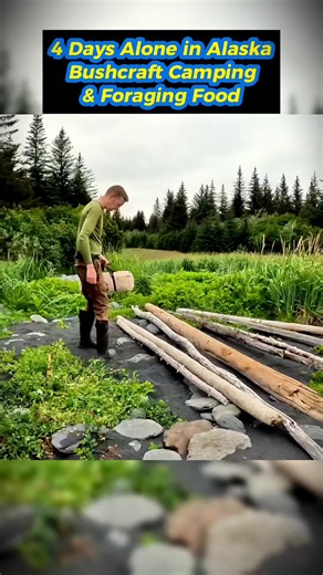 4 Days Alone in Alaska: Bushcraft Camping Adventure