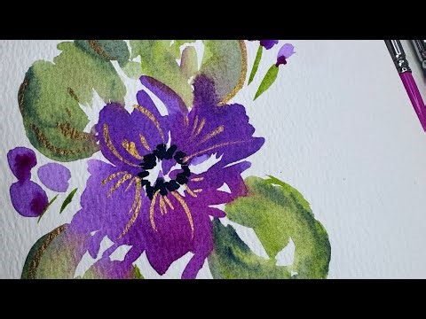 Master the Filbert Brush! Fun, Easy Strokes for Use in Painting Watercolors— Beginner Perfect