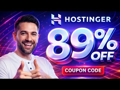 Limited Offer !! Hostinger Coupon Code 2026 🔥 89% OFF Huge Discount (Working NOW!!)