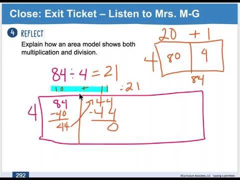 Area Model of Division for 4th Grade