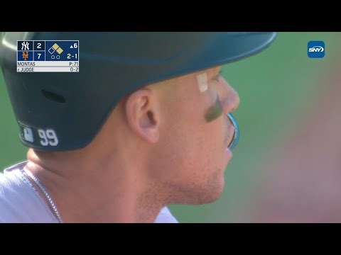 Anthony Volpe HITS Aaron Judge In The Face