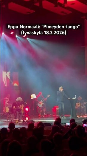 Eppu Normaali: ”Pimeyden tango” (Jyväskylä 18.2.2026) #eppunormaali #musiikki