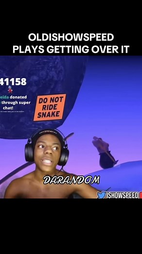 Ishowspeed Plays Getting Over It – Live Gameplay