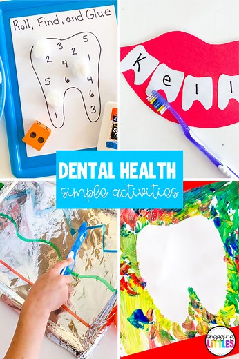 Simple Dental Health Activities for Preschool and Pre-K - Engaging Littles