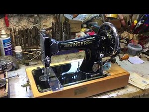 Alex Askaroff presents a Singer 28K, 1909 model sewing machine.