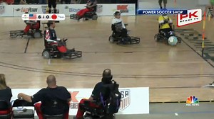 Power soccer is a sport specifically for power wheelchair users, and it’s making a difference in the lives of athletes like 22-year-old Ben Carpenter, who is determined to play at the 2021 World Cup. | NBC Nightly News with Tom Llamas