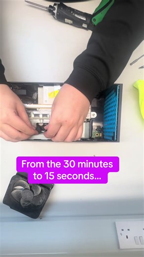 Watch us remove all the dust from this Limited Edition Xbox Series X 🎮 #consolecleaning #consolerepairs #xboxseriesx #xbox #xboxcleaning