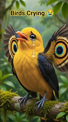 Birds Crying 😭#birds #birdsounds #birdtrend