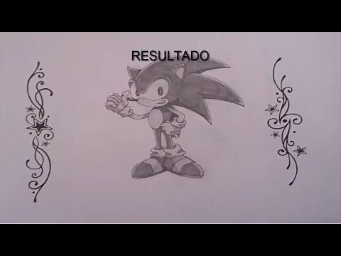 Como dibujar a Sonic | How to draw Sonic
