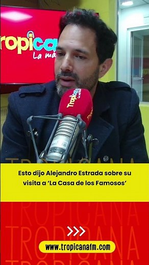 Alejandro Estrada: Esto dijo sobre su visita a ‘La Casa de los Famosos’