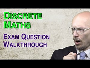 Discrete Mathematics exam question (CS at Cambridge: exam question walkthrough). Regular languages.