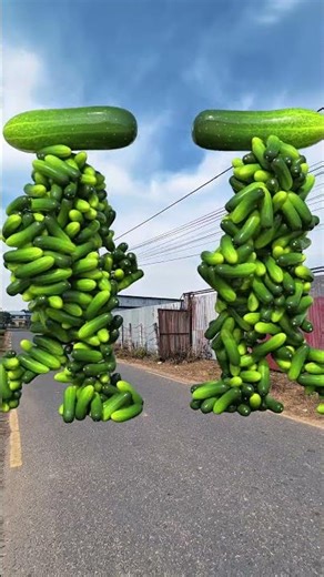 Create vegetable and fruit character collision #viralshorts #shorts #vfx #shortsfeed #shortsyoutube