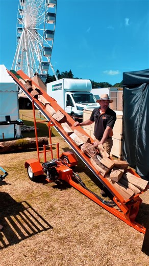 🪵 MDL Log Conveyor – Keep Your Firewood Moving! 🔄 Designed to work seamlessly with your log splitter or processor, the MDL Log Conveyor takes the backache out of moving freshly split logs. It speeds up your workflow, reduces manual lifting, and keeps production steady from split to stack. Perfect for anyone looking to boost efficiency and save time in their firewood setup. #LogConveyor #MDLPowerup #FirewoodProcessing #WorkSmarter #TimberEquipment #HeavyDutyTools | MDL Powerup Ltd
