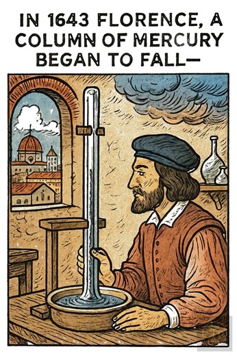 Time Prime History on Instagram: "The Barometer, invented by Torricelli, measures atmospheric pressure and transformed early science. For more stories about early scientific instruments, follow Time Prime History 📌"