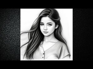 Step-by-Step Guide to Drawing a Beautiful Girl | Realistic Girl Drawing Tutorial
