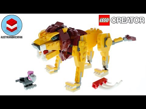 Lego Creator 31112 Wild Lion - Lego Speed Build Review