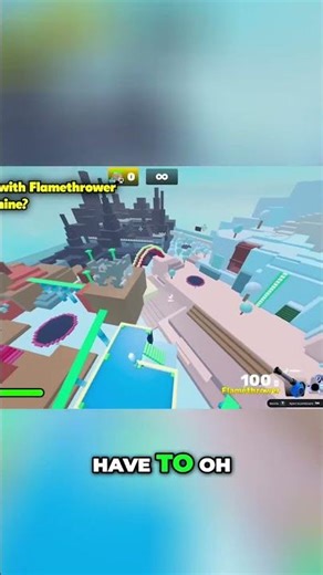 Roblox Flamethrower Hack: Fly Through the Sky! Myth Confirmed #shorts