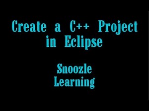 Create a C++ Project in Eclipse