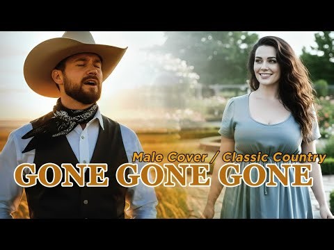 GONE GONE GONE | male cover classic country | PETROSmusic | official lyric video