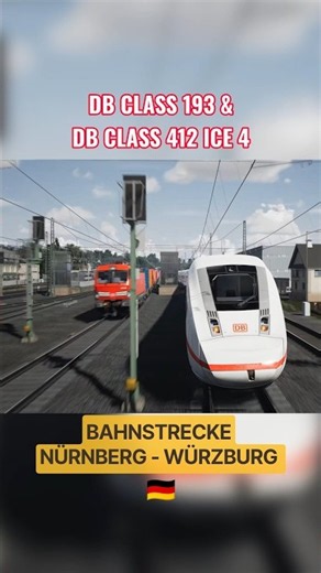 DB Class 412 ICE 4 & DB Class 193 'Vectron' | Train Sim World #shorts