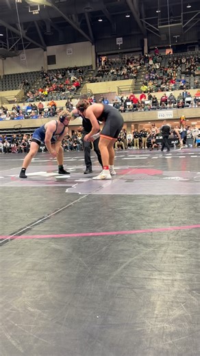 Tyson Martin of @aquinaswrestling with the tech fall to advance to the semis tomorrow in the Bi-State Classic! @tyson.fartin @bistateclassic | The Wisconsin Wrestler Podcast