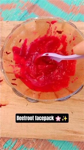 Beetroot Face Pack ✨ | Natural Pink Glow at Home