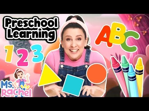 Preschool & Toddler Learning Video with Ms Rachel - Learn Shapes, Letters, Numbers, Colors & More