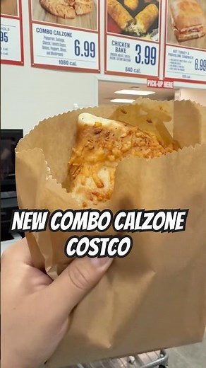 Trying Costco’s NEW Combo Calzone — is it worth the hype? #CostcoFoodCourt