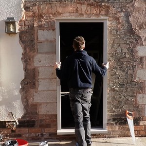 A year ago, I painted my front door with a high-quality, sustainable paint that’s durable, water-resistant, and won’t flake or peel. The best part? It’s ridiculously easy to apply - no primers, undercoats, or topcoats needed. Just paint it on, and it soaks right into the wood. In this video, I’ll show you how I treated an unpainted door with the Treatex system and how it’s holding up a year later. | Charlie DIYte