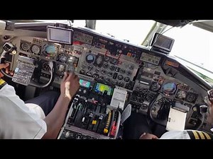 FlySax DC-9-14 5Y-SAZ Flightdeck Takeoff from Mombasa
